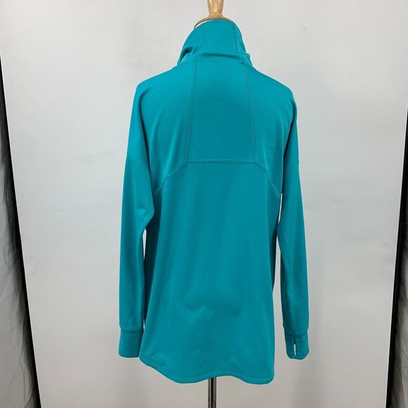 Nike Running Relay Midweight Pullover Sweater Womens M Medium Blue Turtleneck - Picture 6 of 14